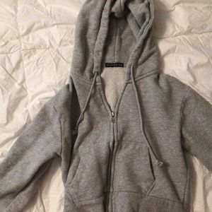 cropped christy hoodie